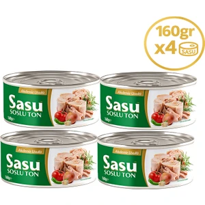 Akdeniz Usulü Ton Balığı 4X160G Bütün Dilim