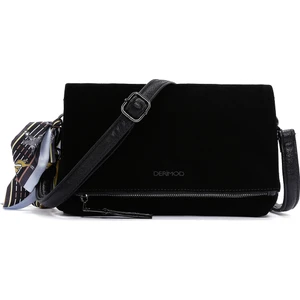 Kadın Siyah Süet Çapraz Çanta 25WBD246910