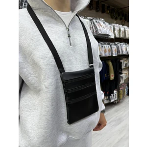 Su Geçirmez Deri Hac Umre Pasaport Telefon Cüzdanı Boyuna Asmalı