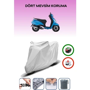 Tvs Jupiter Gri Motosiklet Brandası Arka Çanta Uyumlu
