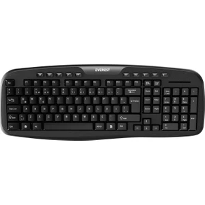 KB-955 Siyah USB Multimedia Q Standart Klavye                                    