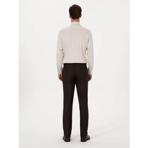 Erkek Kahverengi Slim Fit Klasik Pantolon 50318985-VR029