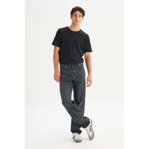Asher Loose Fit Rahat Kesim Düşük Bel Siyah Denim Jean Pantolon
