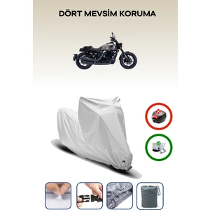 Rks K-Light 250 Için Kilit Uyumlu Motosiklet Branda, Güvenli, Su Geçirmez Dayanıklı Kumaş