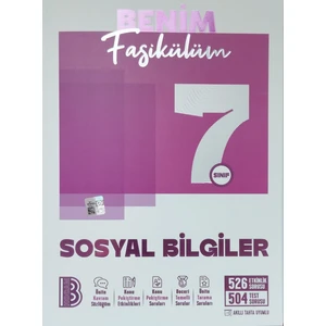 Benim Hocam 7. Sınıf Benim Fasikükülüm Sosyal Bilgiler