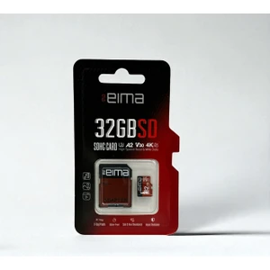 Eıma Microsd Kart 32GB, A2 V30 4K Uhd, Adaptörlü Hafıza Kartı Yüksek Hızlı Okuma/yazma Özelliği ile Kesintisiz Veri Aktarımı ve Depolama Imkanı.