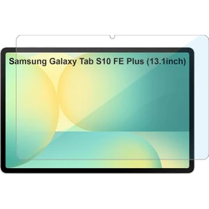 Samsung Galaxy Tab S10 Fe Plus SM-X620 ile Uyumlu Kırılmaz Tablet Temperli Cam Ekran Koruyucu