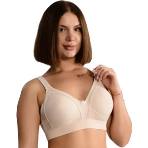 Lüks Pamuklu Penye Geniş Lastikli Telsiz Toparlayıcı ( Balensiz Minimizer ) Sütyen EBRU1010