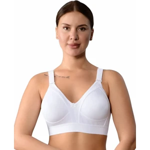 Lüks Pamuklu Penye Geniş Lastikli Telsiz Toparlayıcı ( Balensiz Minimizer ) Sütyen EBRU1010