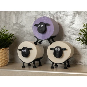 Kreatif Koyun Tasarımlı Tuvalet Kağıdı Tutucu – Eğlenceli Banyo Dekoru