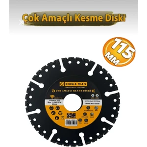 Çok Amaçlı Kesme Diski 115 mm Alüminyum Seramik Taş Çelik Pvc Kesme Diski