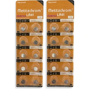 Ag3 LR41 384 L736 1.5V Alkaline Düğme Pil 20'li