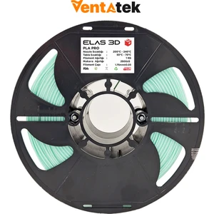 Elas 3D Pastel Yeşil Pla Pro Filament - 1.75MM - 1 kg