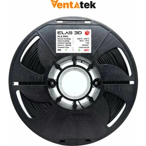 Elas 3D Siyah Pla Pro Filament - 1.75MM - 1 kg