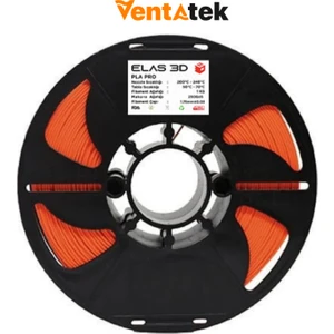 Elas 3D Turuncu Pla Pro Filament - 1.75MM - 1 kg