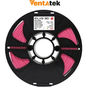 Elas 3D Pembe Pla Pro Filament - 1.75MM - 1 kg