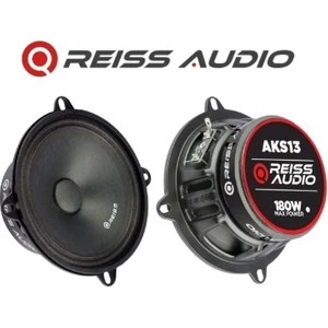 Audio RS-AKS13 Çifti 360WAT-180W Rms Deprem Serisi 13 cm Oto Midrange Hoparlör Metal Kapaklı