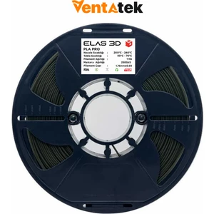 Elas 3D Haki Yeşil Pla Pro Filament - 1.75MM - 1 kg