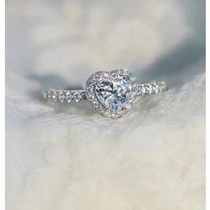 Kalpli Yüzük Çelik Zirkon Taşlı Silver Ciddi I?llişki Yüzüğü