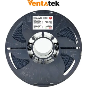 Elas 3D Antrasit Gri Pla Pro Filament - 1.75MM - 1 kg