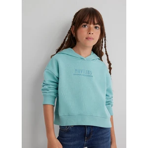 Mavi Baskılı Yeşil Sweatshirt 7S10145-71748