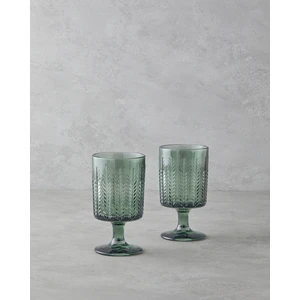 Plantopia Cam 2'li Kadeh 370 ml Yeşil