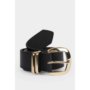 Kadın Dikdörtgen Toka Suni Deri Jean Kemeri F8375AXNS