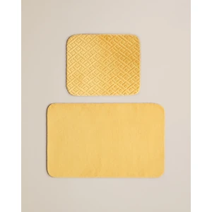 Gridline Banyo Paspası Seti 60X100 cm + 50X60 cm Hardal