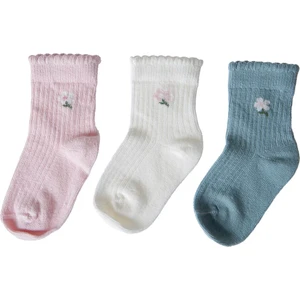 Hellobaby Kız Bebek 3lü Soket Çorap