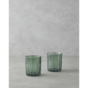 Plantopia Cam 2'li Bardak 370 ml Yeşil