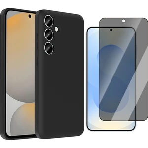 Samsung Galaxy A55 Kılıf Kamera Korumalı Kartlık Hazneli Zore Vitra Kapak + Hayalet Ekran Koruyucu