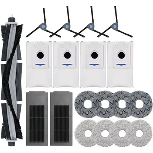 Ecovacs Deebot X2 Omni / X2 Pro Robot Süpürge Aksesuarları Toz Torbası Hepa Filtre Ana Fırça Paspas Tutucu Toz Haznesi (Yurt Dışından)
