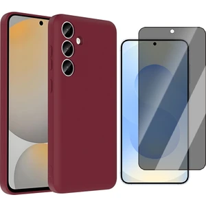 Samsung Galaxy A36 Kılıf Kamera Korumalı Kartlık Hazneli Zore Vitra Kapak + Hayalet Ekran Koruyucu