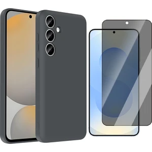 Samsung Galaxy A36 Kılıf Kamera Korumalı Kartlık Hazneli Zore Vitra Kapak + Hayalet Ekran Koruyucu