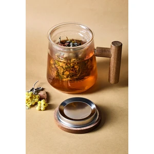 Herby 500ML Cam Süzgeçli Kupa