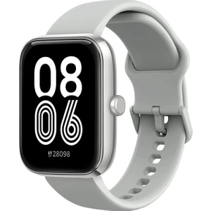 Tempus 47 mm  Dikdörtgen Kasa Akıllı Saat Gümüş 2S09W