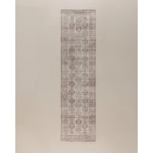 Madame Coco Amorel Mandala Halı - Bej - 80X300 cm