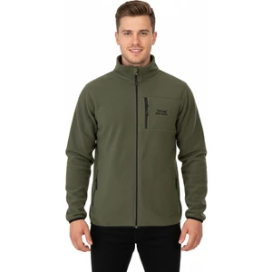 Erkek Kışlık Polar Sweatshirt Hırka Önü ve Cepleri Fermuarlı Hakim Yaka Rahat Kesim Tam Kalıp Anti Pilling