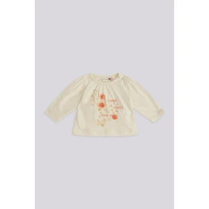 Bg Store Kız Bebek Ekru Tshirt