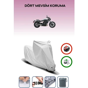 Kawasaki Eliminator 500 Için Kilit Uyumlu Motosiklet Branda, Güvenli, Su Geçirmez Dayanıklı Kumaş