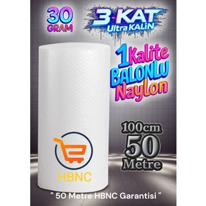 100 cm x 50 Metre Balonlu Naylon Patpat Eşya Taşıma Koruma Naylonu
