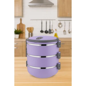 3 Katlı Sızdırmaz Yemek Termosu Sefer Tası 1,8 Lt