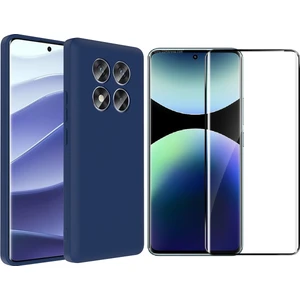 Xiaomi Redmi Note 14 Pro 4G Kılıf Kamera Korumalı Kartlık Hazneli Zore Vitra Kapak + Polymer Nano Ekran Koruyucu