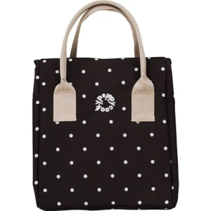 Peppythings City Siyah Puantiyeli Termal Yemek Çantası