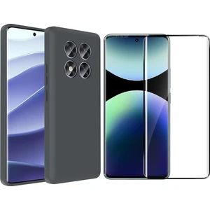Xiaomi Redmi Note 14 Pro 4G Kılıf Kamera Korumalı Kartlık Hazneli Zore Vitra Kapak + Polymer Nano Ekran Koruyucu