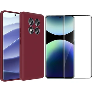Xiaomi Redmi Note 14 Pro 4G Kılıf Kamera Korumalı Kartlık Hazneli Zore Vitra Kapak + Polymer Nano Ekran Koruyucu