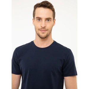 Pierre Cardin Erkek Lacivert Slim Fit Bisiklet Yaka Basic Tişört 50217123-VR033