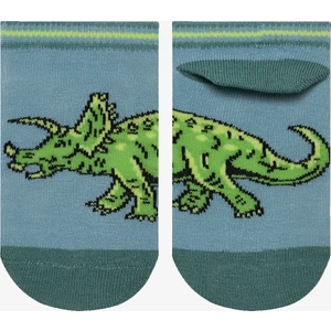 Erkek Çocuk Big Dino Çok Renkli 4lü Patik Çorap