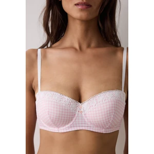 Bloom Printed Pembe Sütyen