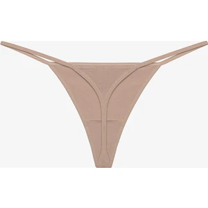 New Basic Çok Renkli 3'lü Pamuklu String Külot